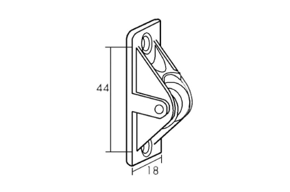 Guia externa PVC para cordón